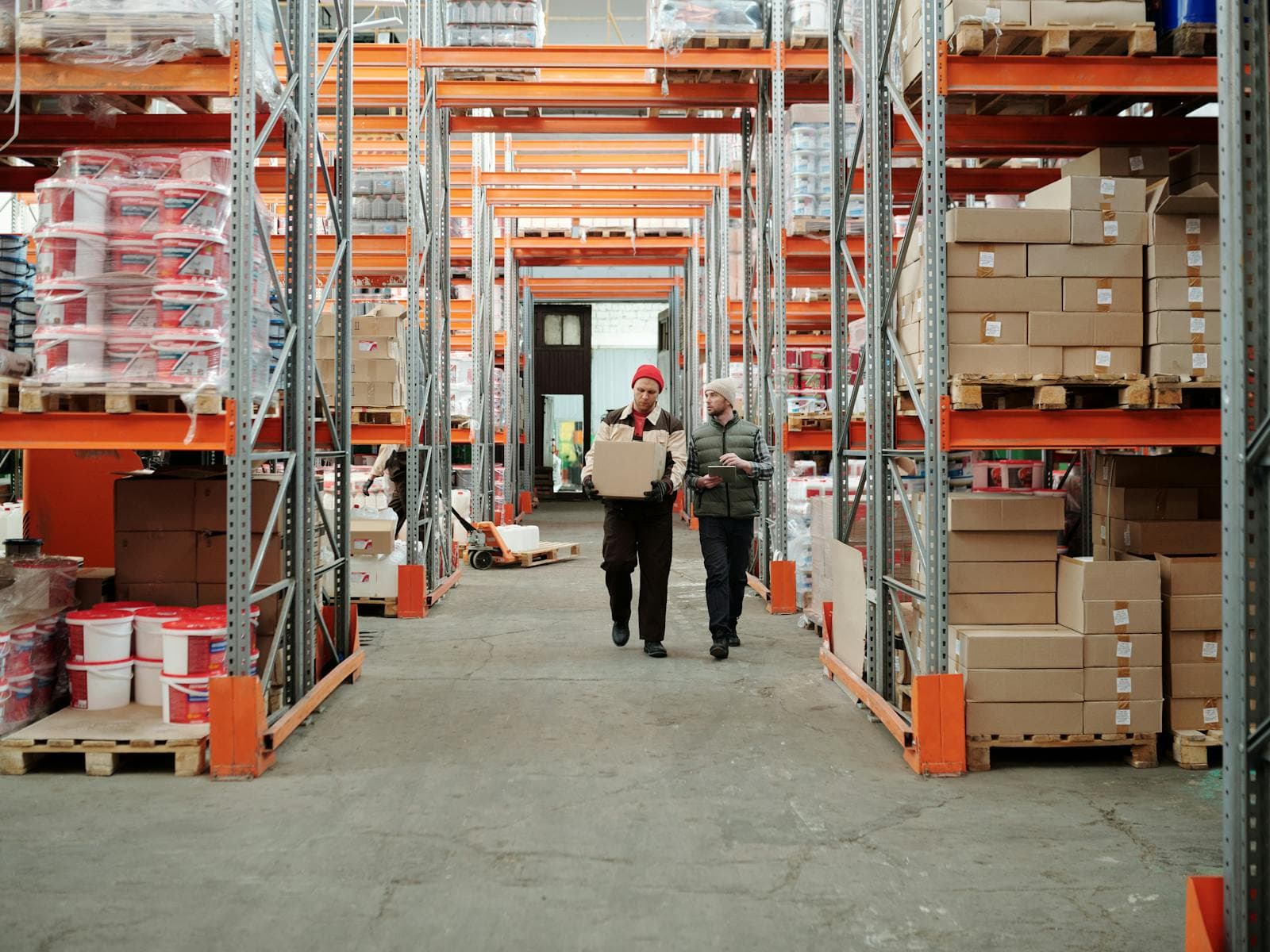Distribution & Logistics operating environment · representative photograph of the work this industry runs.